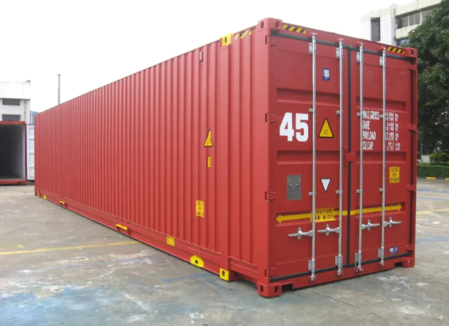 Corntainer orf 45 feet High Cube