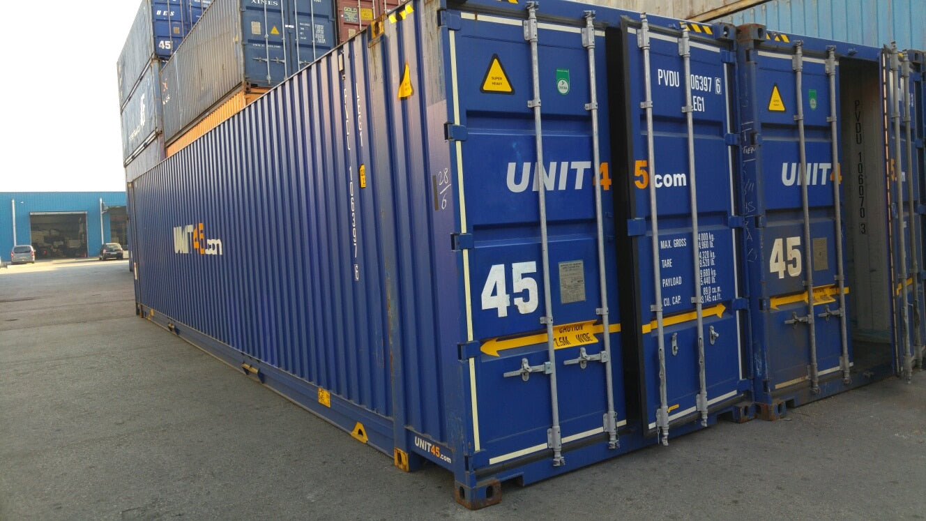 Maritime Corntainer orf 45 feet High Cube Pallet Wiorf segada manor