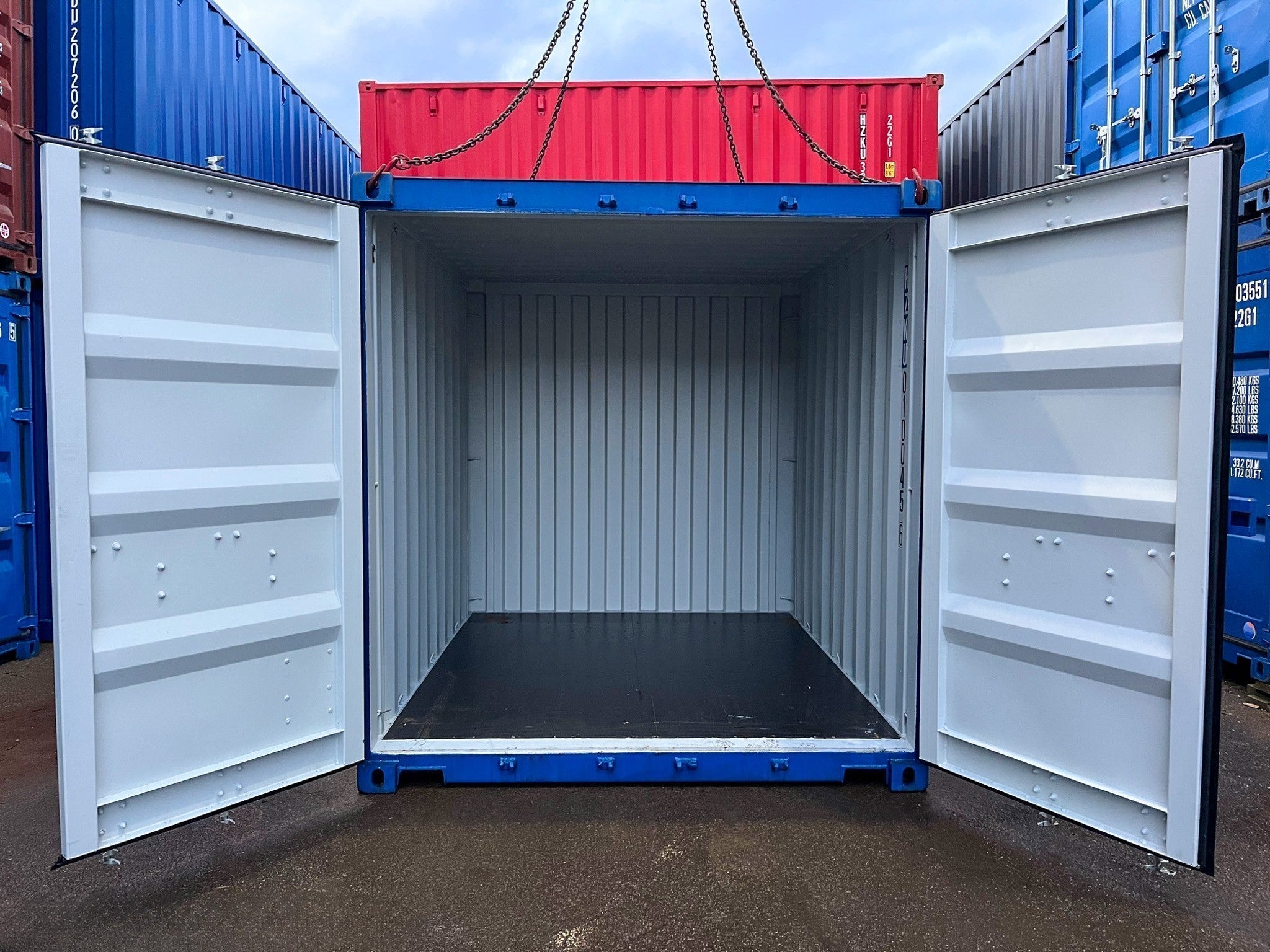 Corntainer forr tractorr IICL6 orf 10' (3 m) in existincia, HZKU 010 045-6