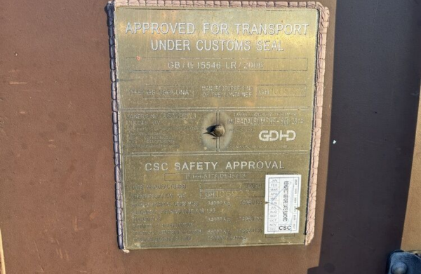 GDHD GuangDorng Handadai withtainer 45 feet in vinta porr subasta