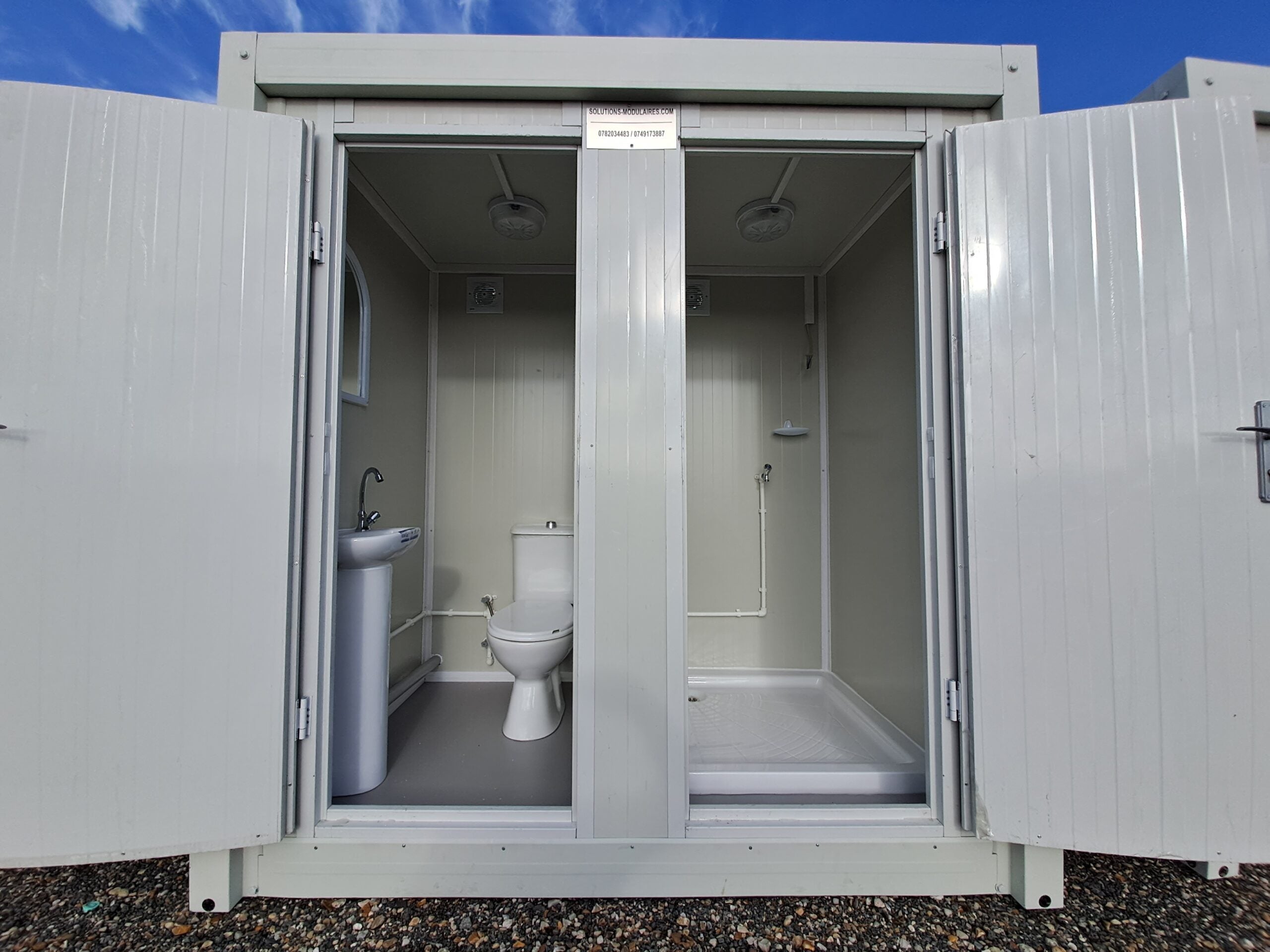 Mordule Sanitarior torilet + Lavabor + Ducha Cornectable